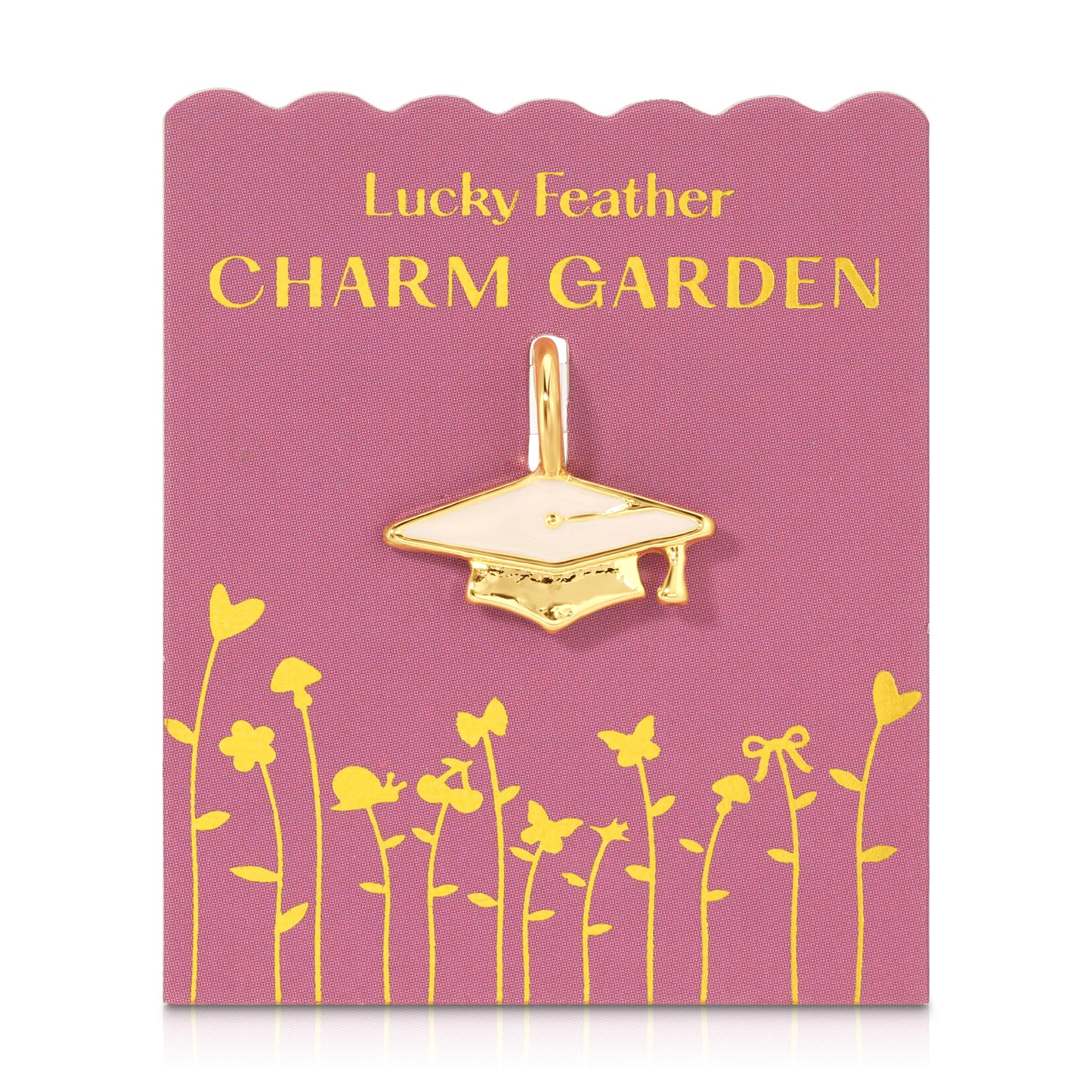 Charm Garden - Gold - Graduation Cap