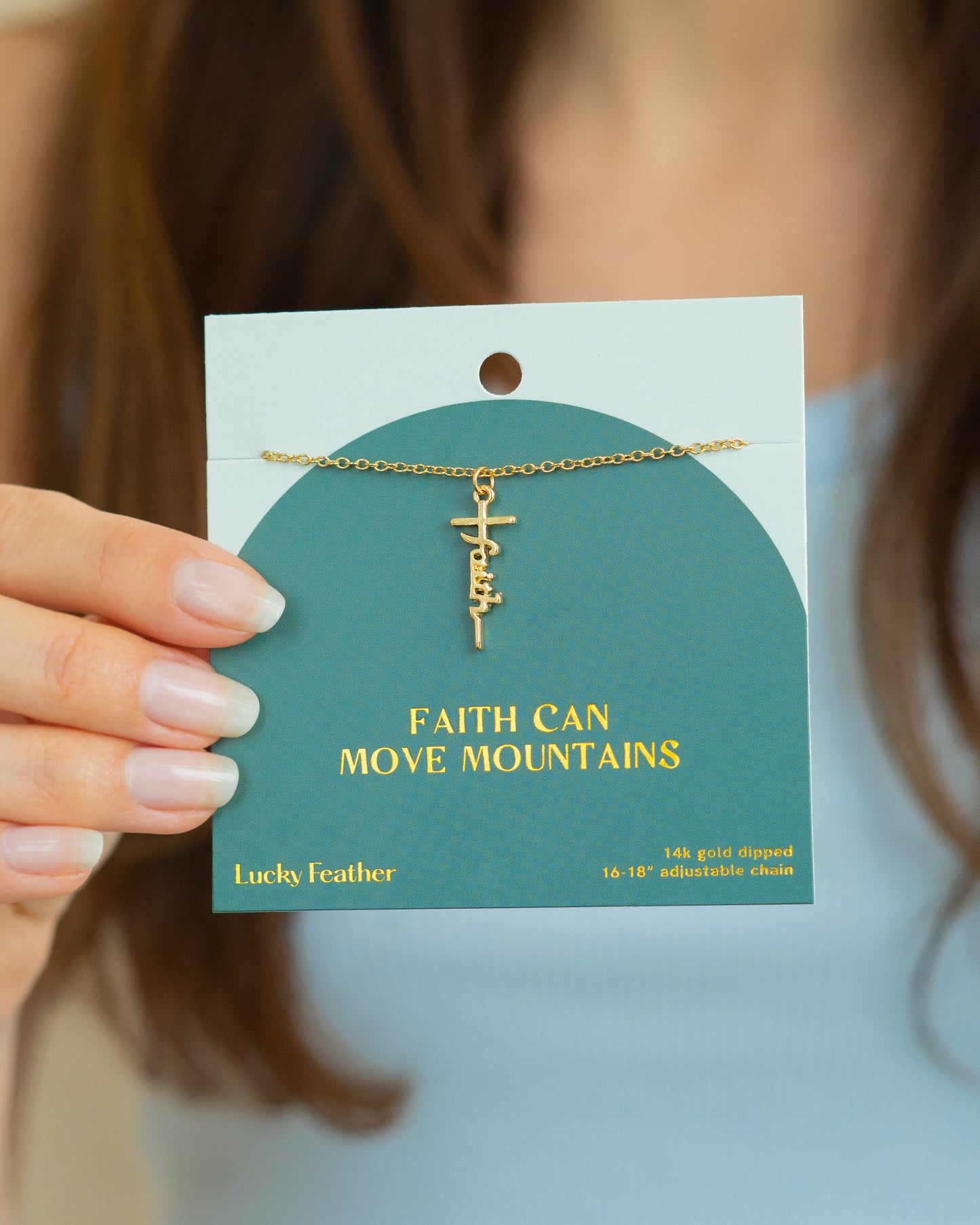 Faith Collection Necklace - Faith Can Move Mountains