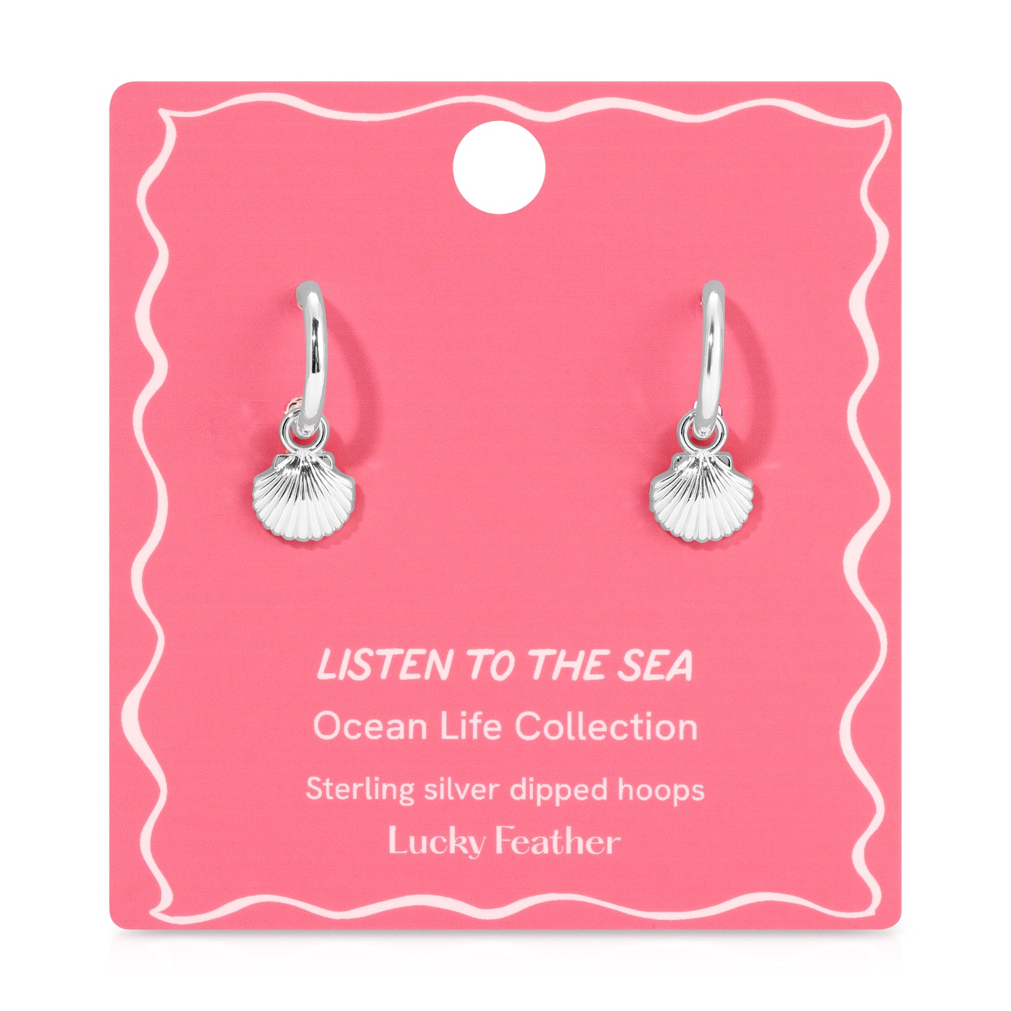 Ocean Life (new) Earrings - Silver - Shell