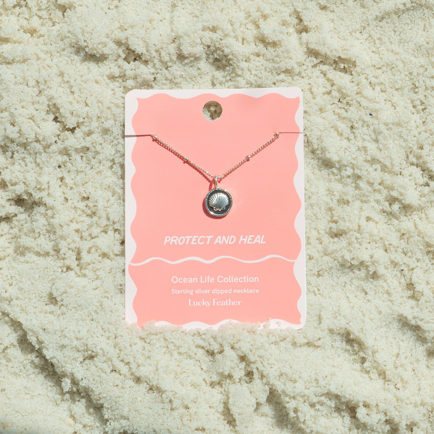 Ocean Life (new) Necklace - Silver - Shell