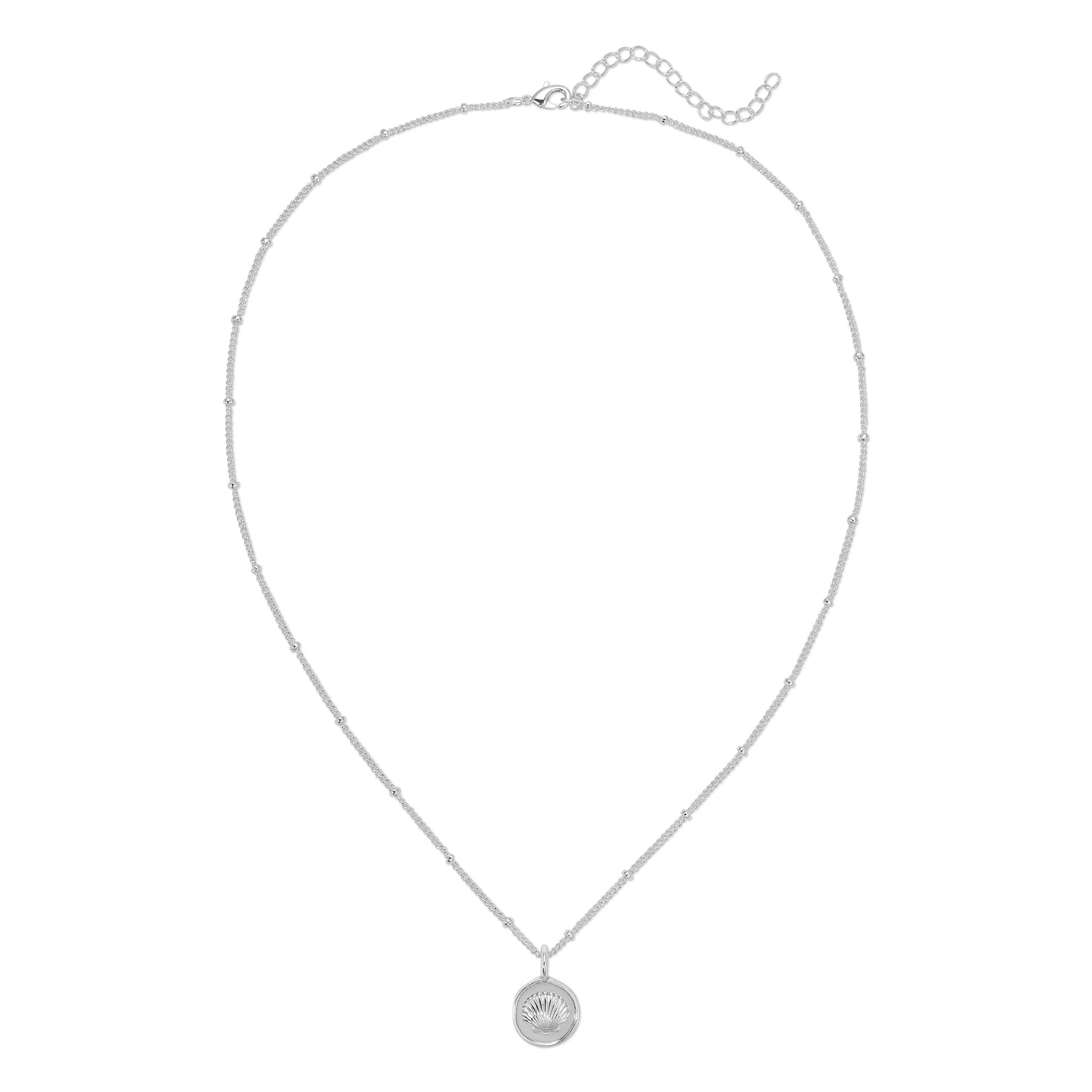 Ocean Life (new) Necklace - Silver - Shell