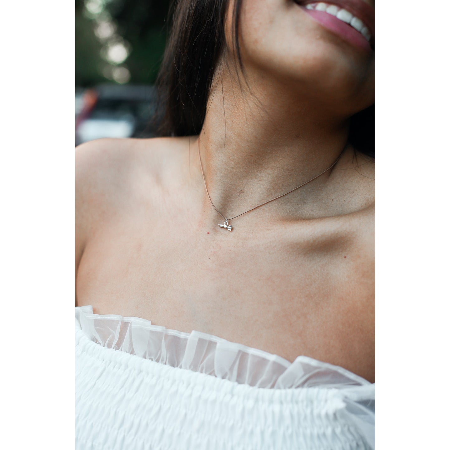 Positive Directions - Silver Arrow Necklace