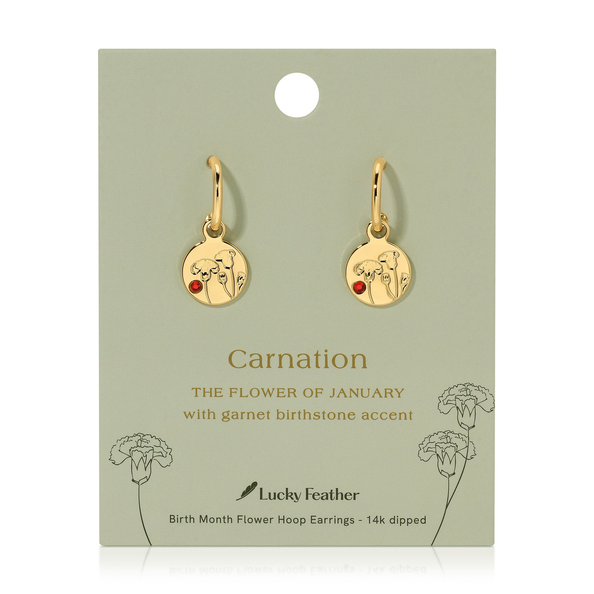 January - Carnation/Garnet