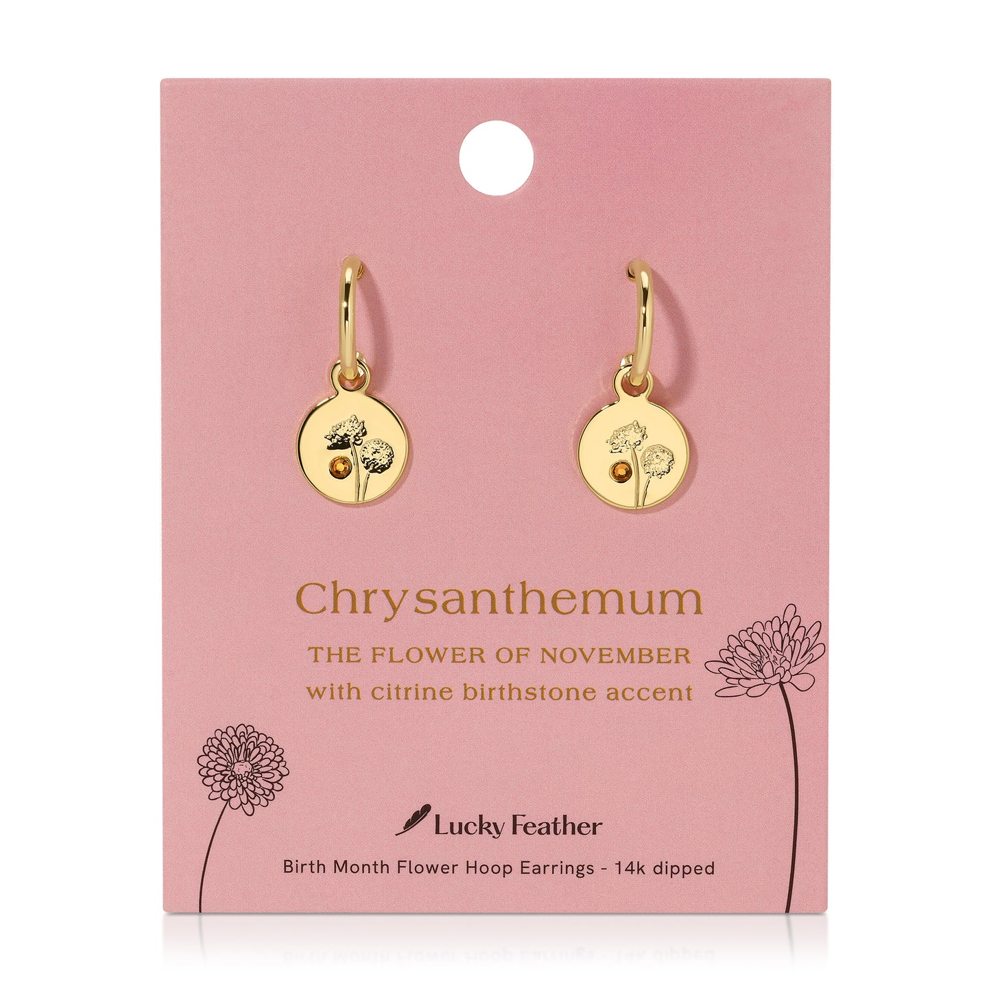 November - Crysanthemum/Topaz