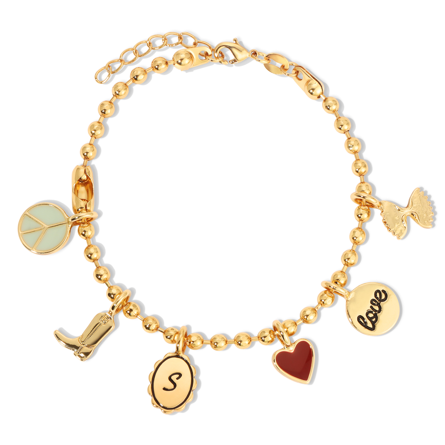 Charm Garden Bracelet - Gold