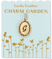 Charm Garden - Scalloped Initial Charm - Gold - G
