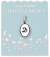 Charm Garden - Silver - Scalloped Initial Charm - D