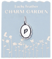 Charm Garden - Silver - Scalloped Initial Charm - P