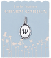 Charm Garden - Silver - Scalloped Initial Charm - W