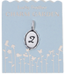 Charm Garden - Silver - Scalloped Initial Charm - Z