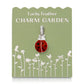 Charm Garden - Silver - Ladybug