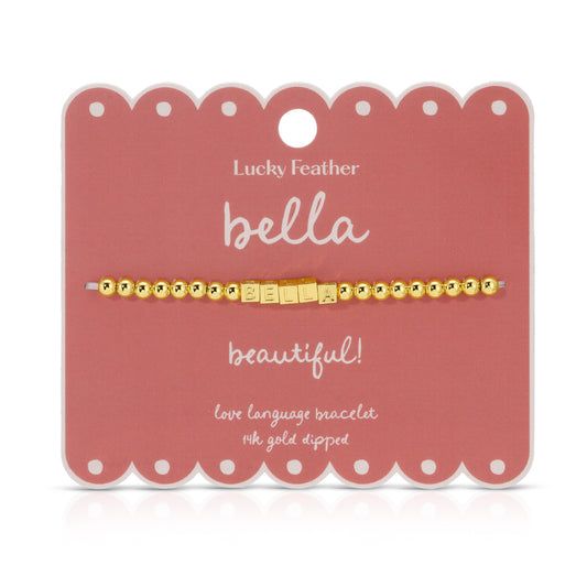 'Bella' Love Language Bracelet