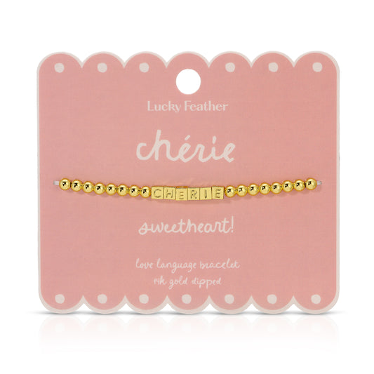 'Cherie' Love Language Bracelet