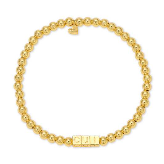 'Oui' Love Language Bracelet