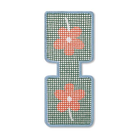 Needlepoint Keychain Kit - Flower