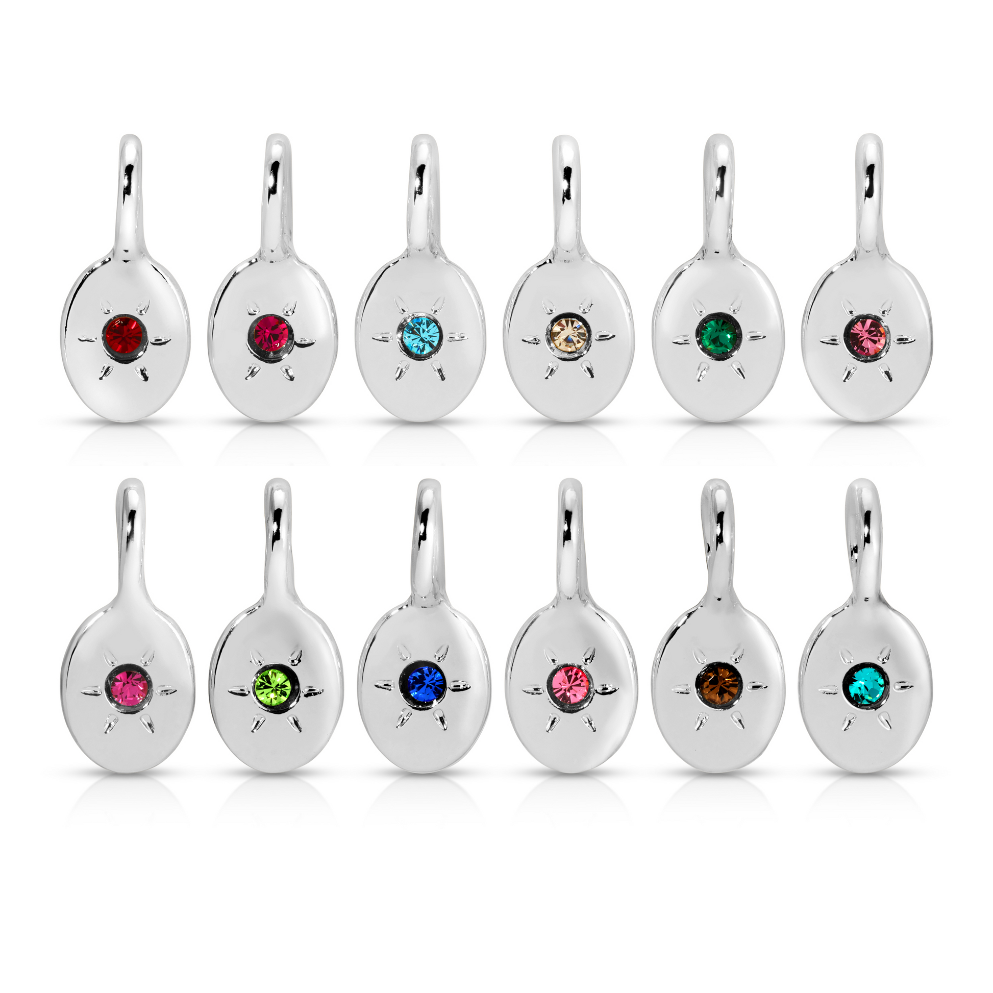 Charm Garden Necklace - Silver – Lucky Feather Charm Garden Necklace - Silver – Lucky Feather