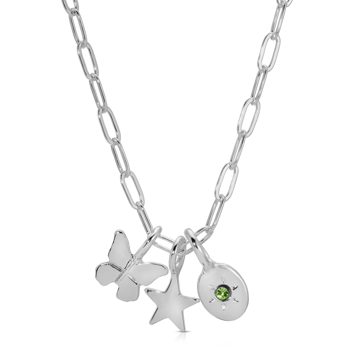 Charm Garden Necklace - Silver