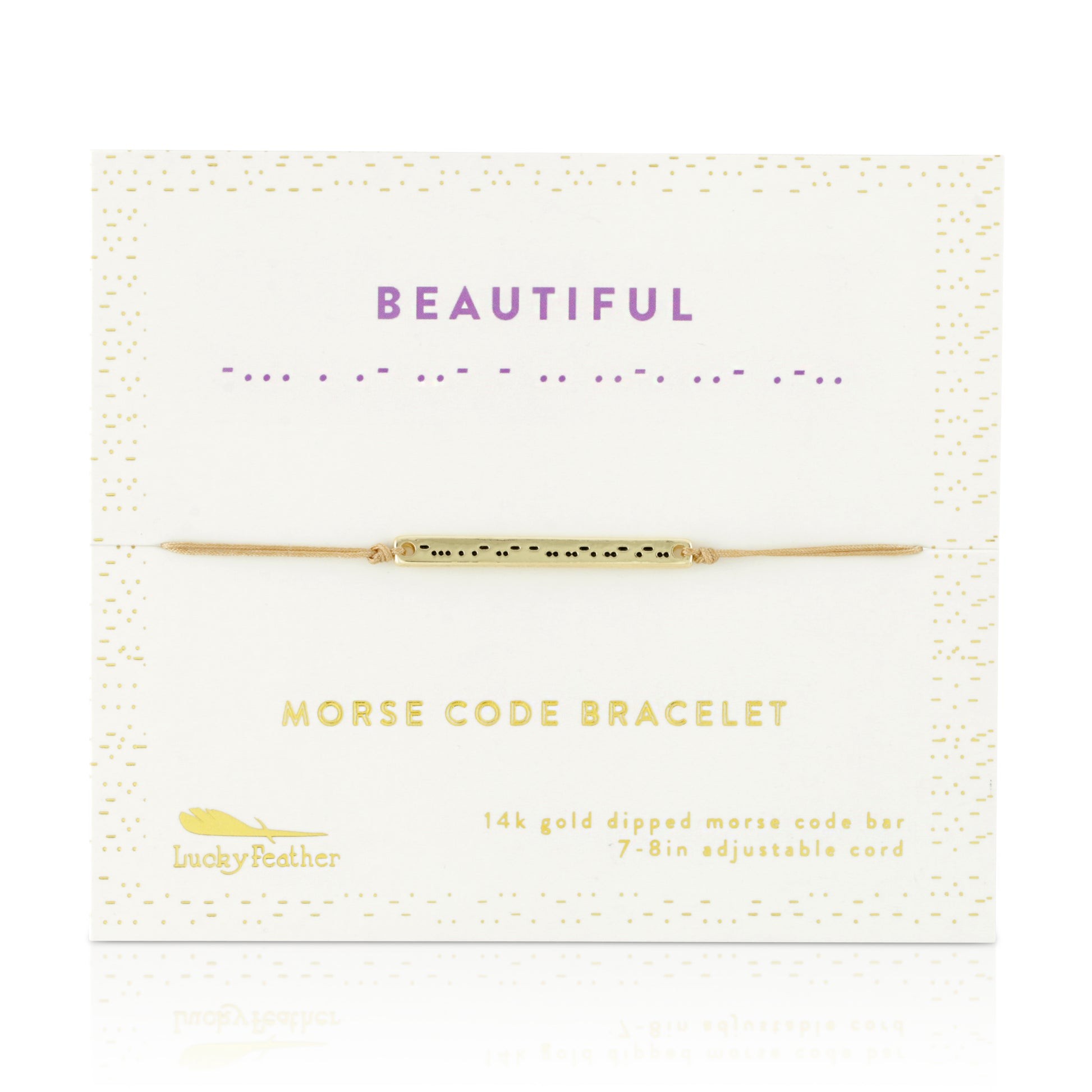 Be You Morse Code Secret Message Beaded Bracelet – Indigo Bay