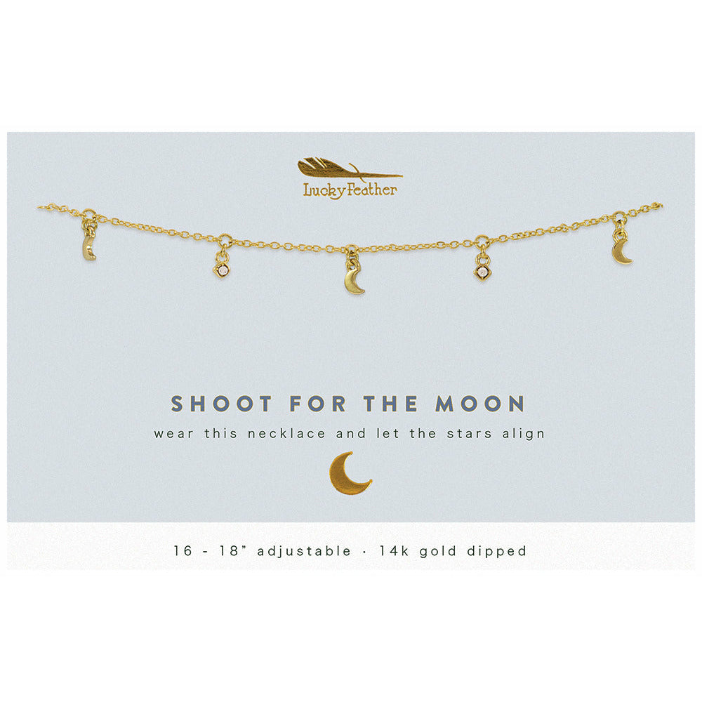 Dangle Necklace - Shoot for the Moon