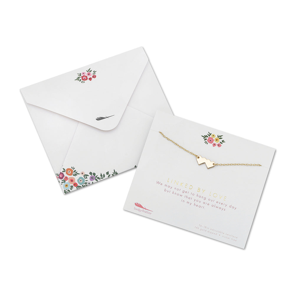 Linked By Love - Necklace & Card