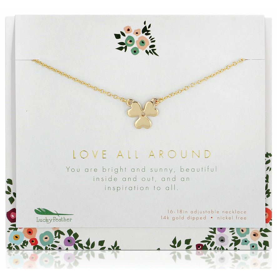Love All Around - Necklace & Card