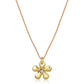 Let Hope Bloom - Gold Flower Necklace