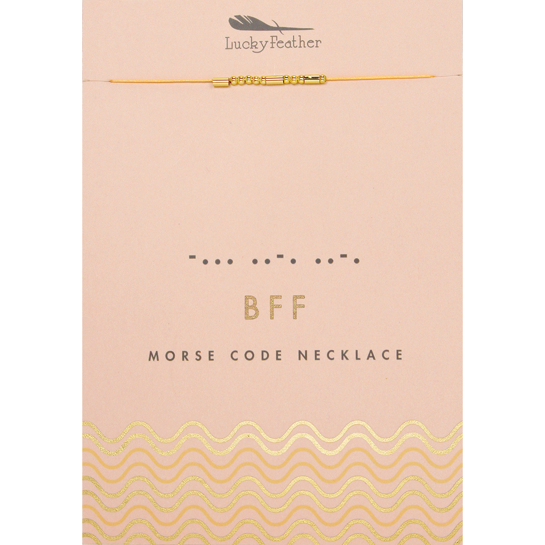 Morse Code Necklace - BFF