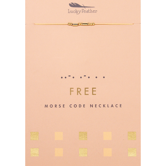 Morse Code Necklace - Free