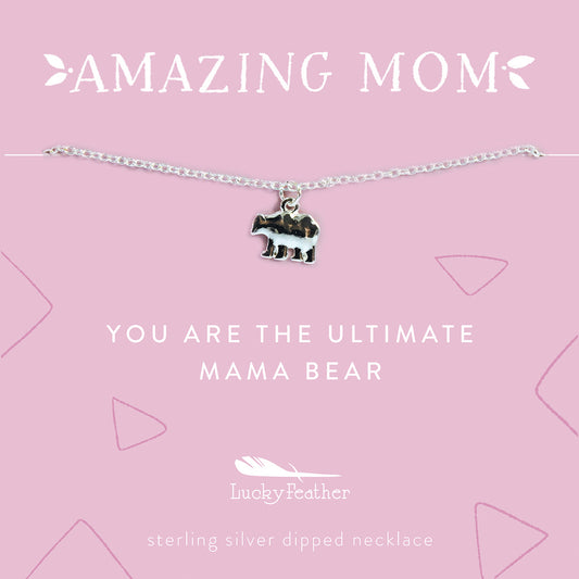 Amazing Mom Necklace - Mama Bear