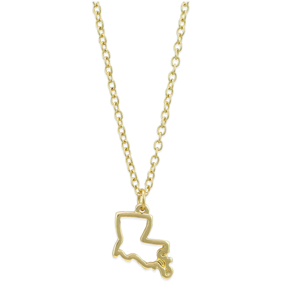Louisiana State Letter Necklace