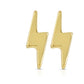 You are Electric - Gold Bolt Earrings
